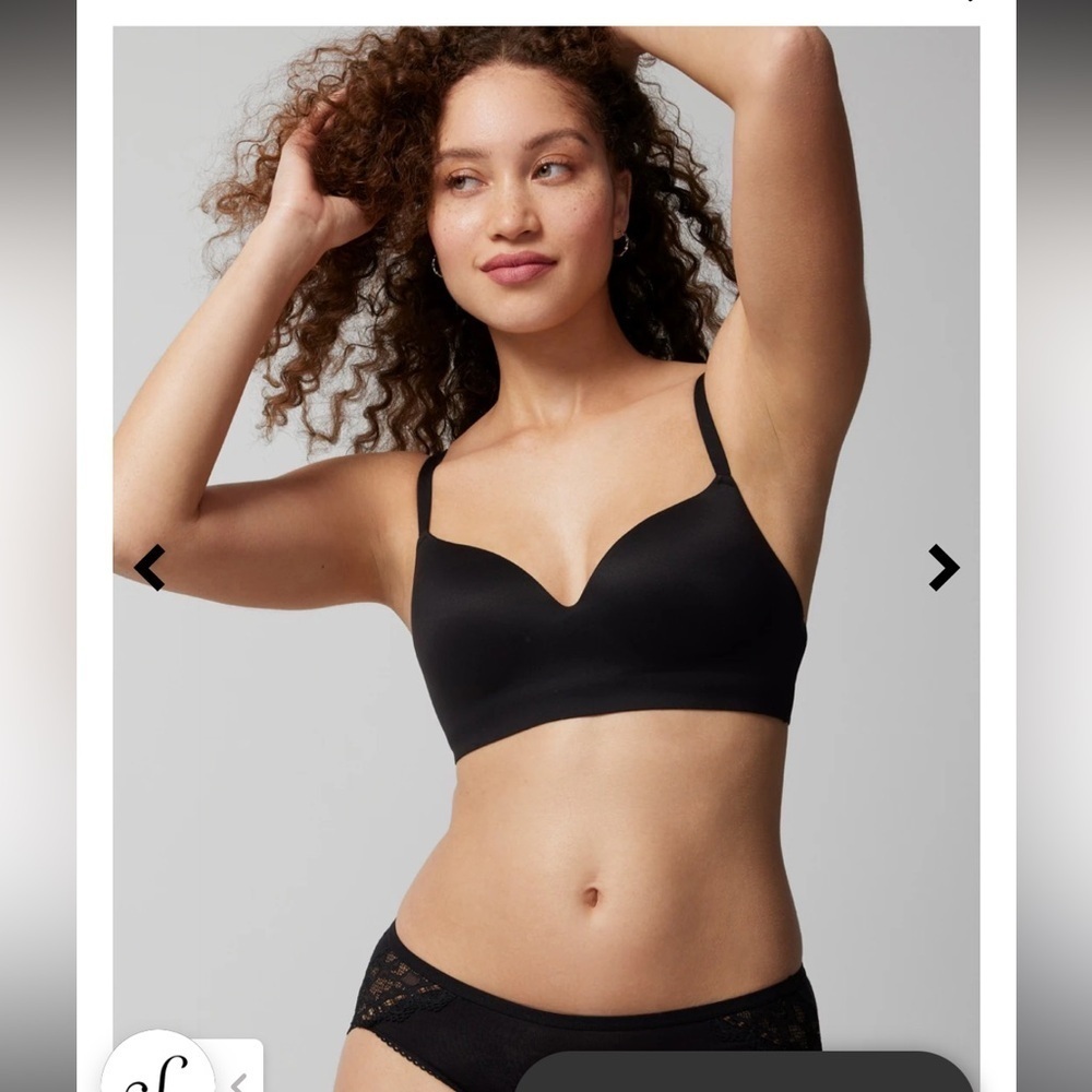 Soma Enbliss Wireless Bra Black 34c